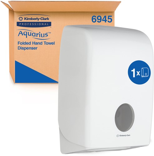 Handdoekdispenser Kimberly Clark Aquarius ivouw 1 Stuk