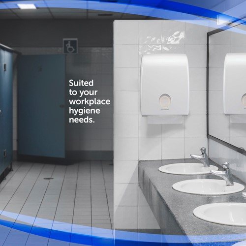 Handdoekdispenser Kimberly Clark Aquarius ivouw 1 Stuk-3