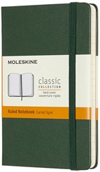 Notitieboek Moleskine pocket 90x140 ln hc myrt gn 1 Stuk