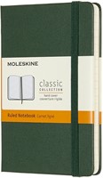 Notitieboek Moleskine pocket 90x140 ln hc myrt gn 1 Stuk
