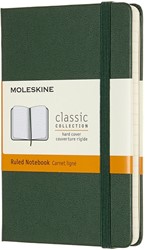 Notitieboek Moleskine pocket 90x140 ln hc myrt gn 1 Stuk