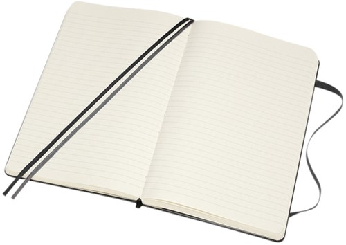 Notitieboek Moleskine Expanded large lijn hc zwart 1 Stuk-1