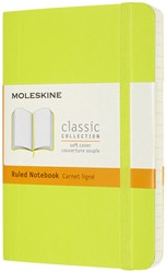 Notitieboek Moleskine pocket 90x140 ln sc lem gn 1 Stuk