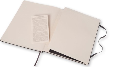 Notitieboek Moleskine XL 190x250 rt hc zw 1 Stuk-1