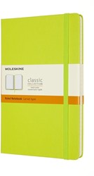 Notitieboek Moleskine large 130x210 ln hc lem gn 1 Stuk