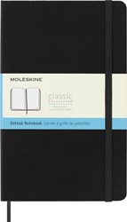 Notitieboek Moleskine large 130x210 dots hc zw 1 Stuk