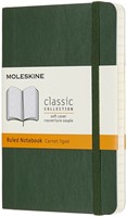 Notitieboek Moleskine pocket 90x140 ln sc myrt gn 1 Stuk