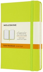 Notitieboek Moleskine pocket 90x140 ln hc lem gn 1 Stuk