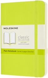 Notitieboek Moleskine pocket 90x140 blc sc lem gn 1 Stuk