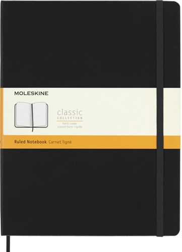Notitieboek Moleskine XL 190x250 ln hc zw 1 Stuk