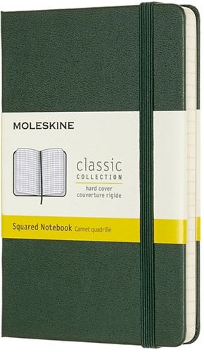 Notitieboek Moleskine pocket 90x140 rt hc myrt gn 1 Stuk