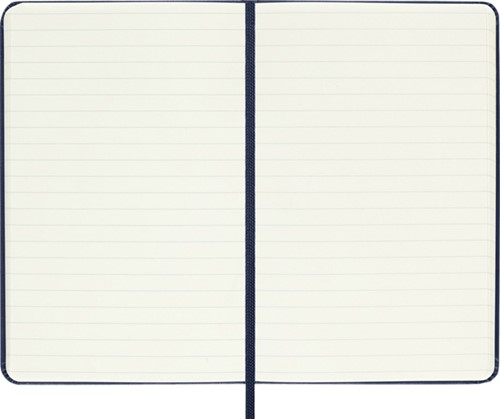 Notitieboek Moleskine pocket 90x140 ln hc sapp bl 1 Stuk-1