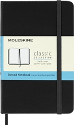 Notitieboek Moleskine pocket 90x140 dots hc zw 1 Stuk