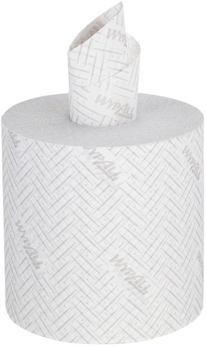 Poetspapier WypAll L10 1laags 800 vel wit 6 Rol-1