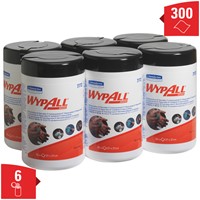 Reinigingsdoek WypAll bus 1laags 6x50 vel groen 6 Bus-2