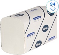 Handdoek Kleenex Ultra 2laags 215x415mm wit 30 Stuk-2