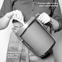 Poetspapierdispenser WypAll L10 draagbaar zwart 1 Stuk-3