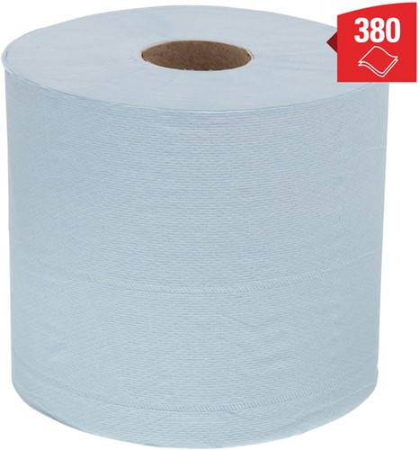 Poetspapier WypAll L20 2laags 336 vel blauw 6 Rol-3