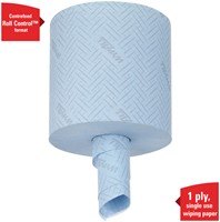 Poetspapier WypAll L10 1laags 630 vel blauw 6 Rol-1