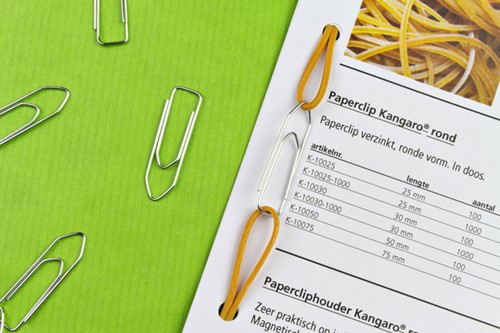 Paperclip Kangaro 32mm hoekig verzinkt 100 Stuk-2