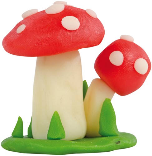 Klei Creall supersoft rood/blauw/groen/geel/wit 450 Gram-6