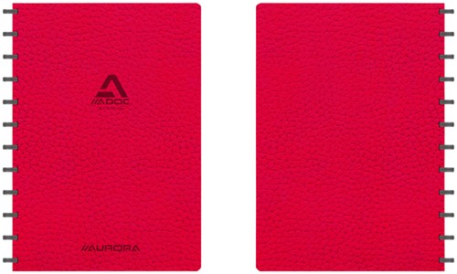 Schrift Adoc Business A4 lijn 144pag 90gr rood 1 Stuk