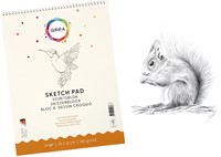 Schetsblok Qrea  24x32 24vel 120gr spiraal 24 Vel-1