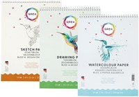 Aquarelblok Qrea A4 20vel 200gr spiraal 20 Vel-2