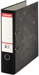 Ordner Esselte Standaard A4 75mm gewolkt karton zw 1 Stuk