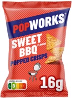 Chips Popworks Sweet BBQ 16gr 16 Gram-2