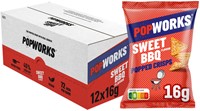 Chips Popworks Sweet BBQ 16gr 16 Gram