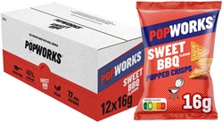 Chips Popworks Sweet BBQ 16gr 16 Gram