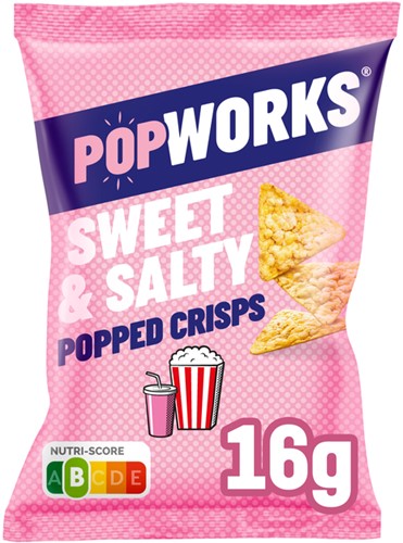 Chips Popworks Sweet Salty 16gr 16 Gram-2