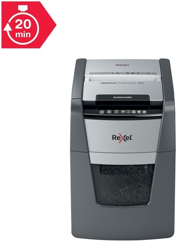 Papiervernietiger Rexel Optimum Auto 90X 4x28mm 1 Stuk-12