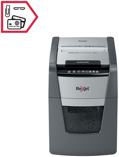 Papiervernietiger Rexel Optimum Auto 90X 4x28mm 1 Stuk-16