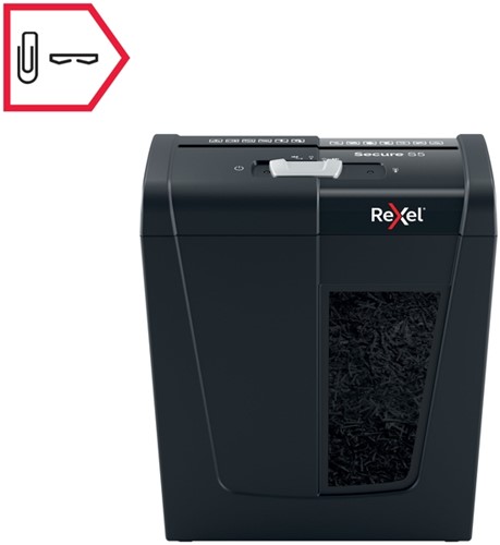 Papiervernietiger Rexel Secure S5 stroken 6mm 1 Stuk-11