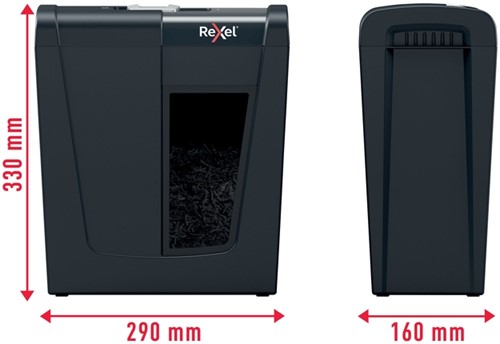Papiervernietiger Rexel Secure S5 stroken 6mm-12
