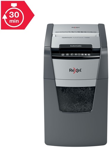 Papiervernietiger Rexel Optimum Auto+ 130M snippers 2x15mm-17