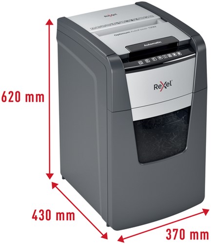 Papiervernietiger Rexel Optimum Auto 130M 2x15mm 1 Stuk-3