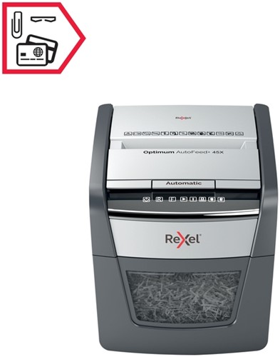 Papiervernietiger Rexel Optimum Auto 45X 4x28mm 1 Stuk-14