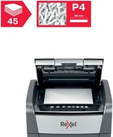 Papiervernietiger Rexel Optimum Auto+ 45X snippers 4x28mm-6
