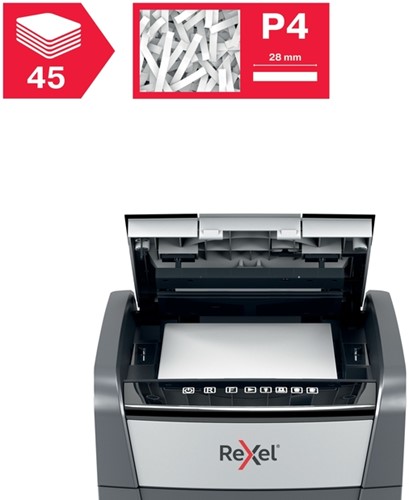 Papiervernietiger Rexel Optimum Auto 45X 4x28mm 1 Stuk-15
