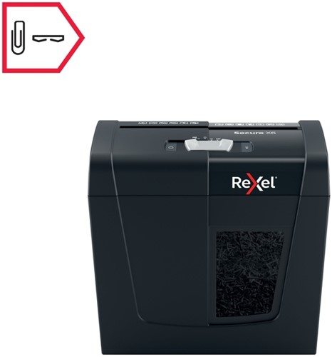 Papiervernietiger Rexel Secure X6 snippers 4x40mm-10