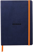 Notitieboek Rhodia A5 lijn 80 vel 90gr nachtblauw 1 Stuk