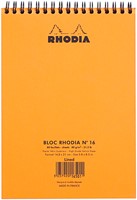 Spiraalblok Rhodia A5 lijn 160pag 80gr or 1 Stuk-3