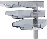 Brievenbak Hansa met 360 graden zwenkarm 3st grijs 1 Stuk