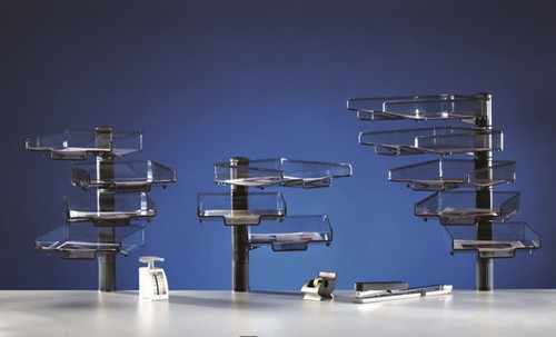 Brievenbak Hansa met 360 graden zwenkarm 4st grijs 1 Stuk-1