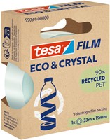 Plakband Tesa eco crystal 59034 19mmx33m tr 1 Stuk-2