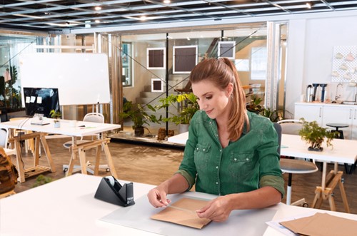 Plakbandhouder Tesa 59045 zwart met 1 rol 19mmx10m 1 Stuk-3