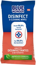 Desinfectiereinigerdoekjes Blue Wonder 72st 72 Vel